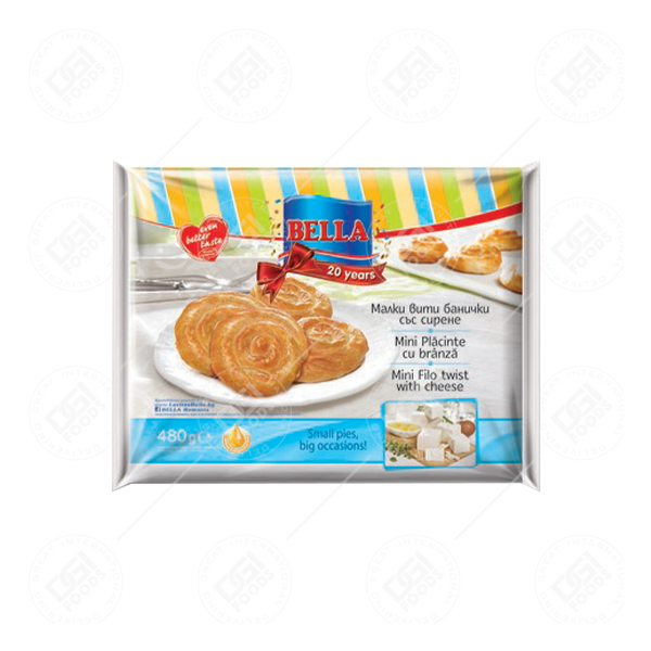 Bella Mini Filo Twist with Cheese 15x480g