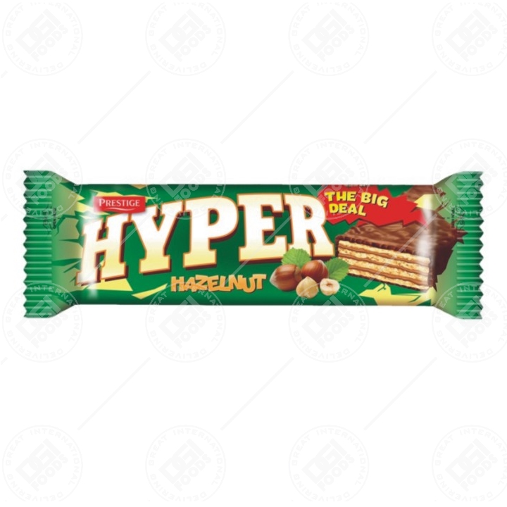 Prestige Wafer Hyper Hazelnut 25x55g