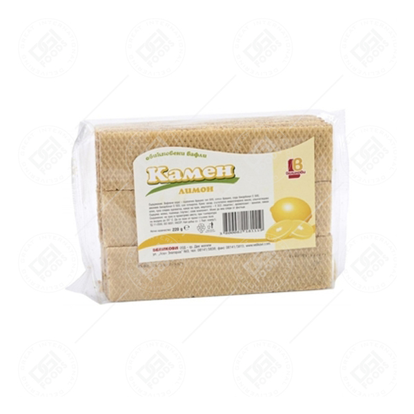 Velikovi Wafers Kamen with Lemon 12x220g